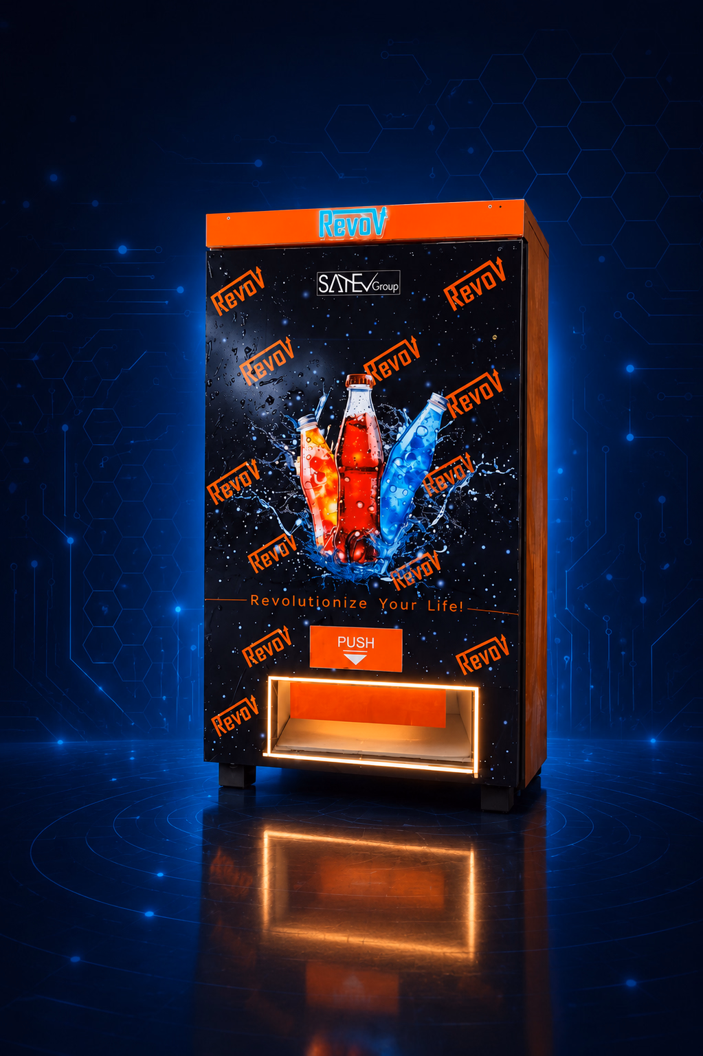The RevoV machine designed by SATEV